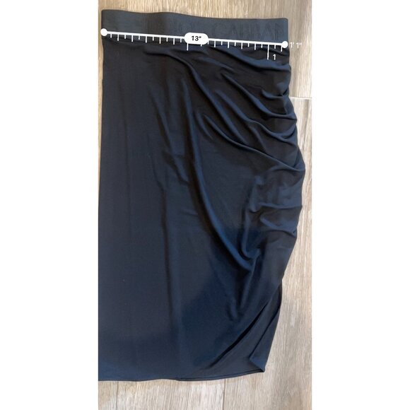 Dolce & Gabbana Drape Detailed Asymmetrical Jersey Skirt Size 42/ US 6/ S - Picture 12 of 12